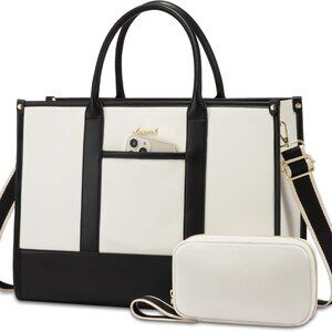 Laptop Tote Bags for Women Work Bag 15.6 inch Large Professional Teacher Purse L